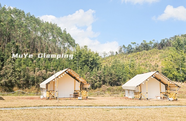 Wild Glamping tent hotel, a new way of camping subverts the tradition