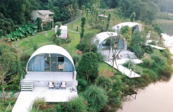 Two creative and leading glamping tents in 2024